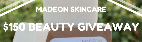 Click Here for your chance to win a $150 MadeOn Skin Care gift certificate from Pale Epic