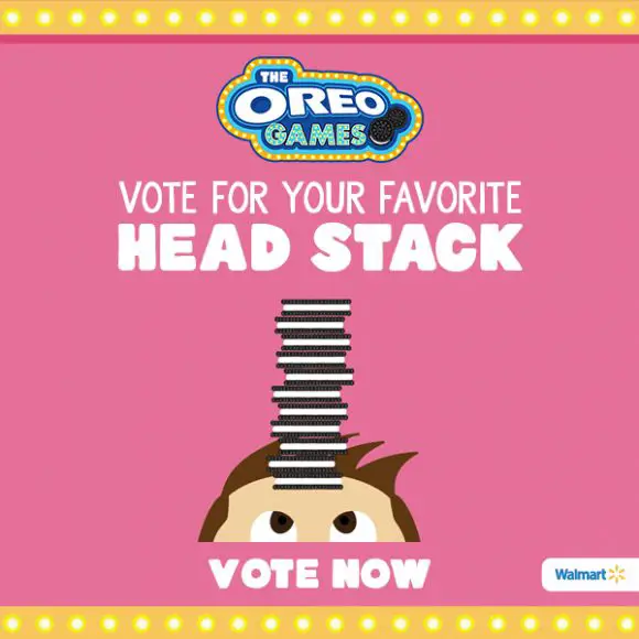 Votoing for your favorite OREO Challenge Head Stack