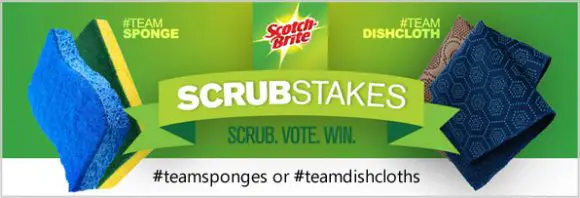 Scotch-Brite Brand wants to give you a chance to win $20,000 toward a kitchen makeover! Are you #teamsponges or #teamdiscloths. Tweet your answer for your chance to win. Twenty weekly prizes will be awarded through the sweepstakes until June