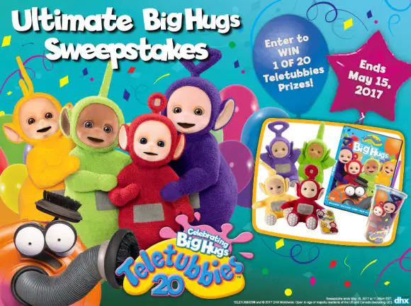 Teletubbies Ultimate Big Hugs Sweepstakes