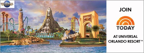 Enter the The Today Show's Dive Into Summer Sweepstakes for your chance to win a trip of a lifetime to Universal Orlando Resort, where you’ll attend the Grand Opening of Universal’s Volcano Bay water theme park and be a part of TODAY’s live audience in Orlando on May 25th!