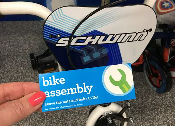 ToysRUs Kids Bike Assembly Fee