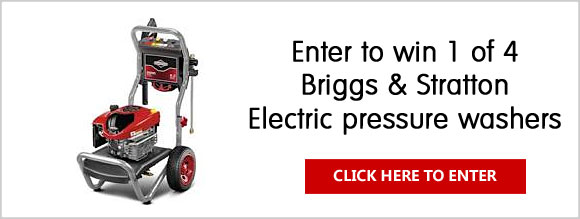 Enter for your chance to win an Briggs & Stratton Electric pressure washer