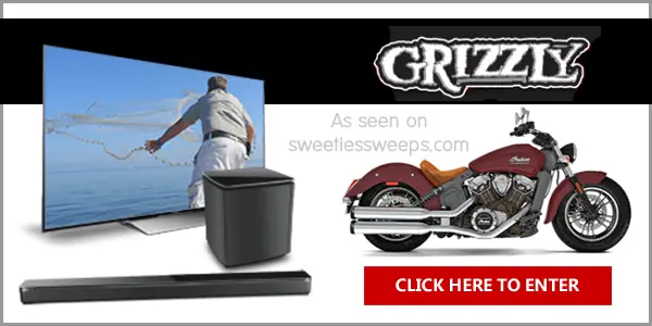 Enter for your chance to win Bose, Sony, Yeti, and Primo products and one grand prize winner will win a 2017 Indian Scout Motorcycle worth over $11,000 in the Grizzly Tellin' It Like It Is Giveaway