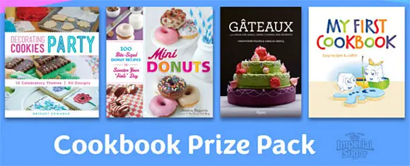 In celebration of Mother's Day, Imperial Sugar and Dixie Crystals is hosting a "Memories with Mom" contest. To enter, share your favorite memory of spending time with your mom in the kitchen. Once you do, you'll be entered to win a prize pack that includes 4 of our favorite cookbooks. 20 lucky winners in all.