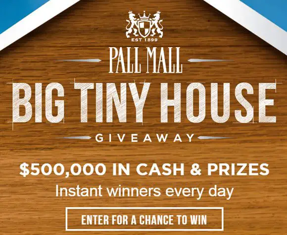 Pall Mall Big Tiny House Instant Win Game