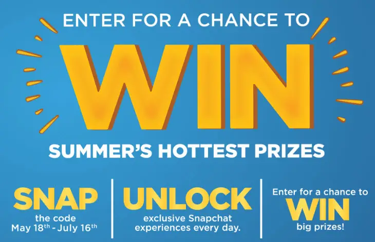 Pepsi Fire Sweepstakes Snapchat Codes
