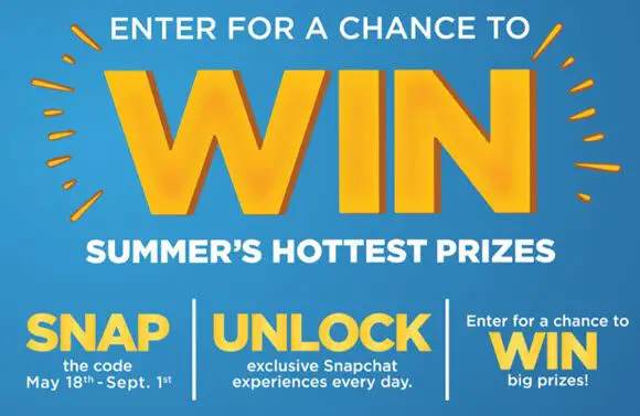 Get Pepsi Snapchat game codes and enter them daily to win Nintendo Switch prizes in the Pepsi Fountain Summer Sweepstakesa