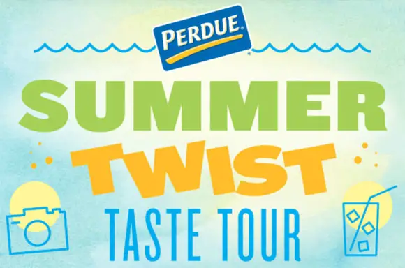 Enter the Perdue Summer Twist Taste Tour contest. Share your favorite regional summer flavor and why for a chance to win a pop-up party with the PERDUE Food Truck!