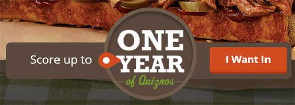 Quikly is celebrating the launch of Quiznos new slow-roasted pulled pork subs by giving away a YEAR of Quiznos + thousands of other exclusive offers. This is the perfect opportunity to test your speed skills.