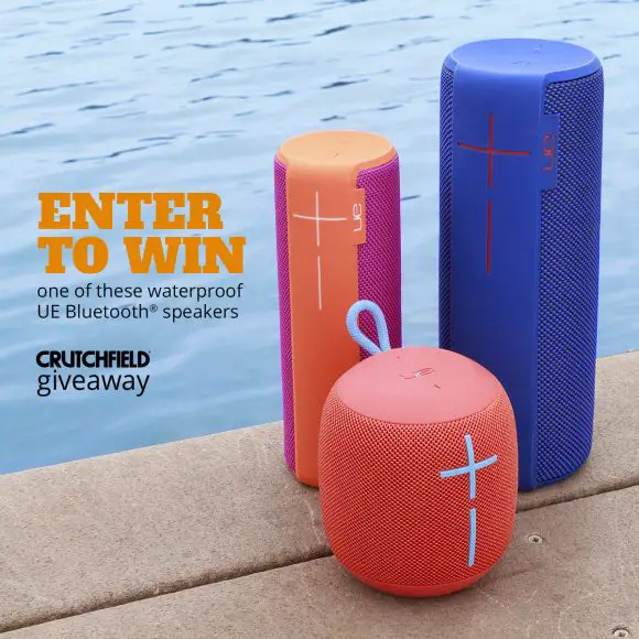 Crutchfield Bluetooth Waterproof Speakers Giveaway