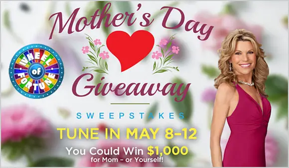 Answer the Wheel of Fortune Mother's Day puzzle today and you could win $1,000 in cash. Come back everyday for the daily Wheel of Fortune puzzle answer for your chance to win