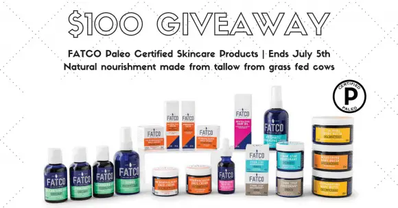 Click Here for your chance to win a $100 FATCO Gift Certificate from PaleoEpic.