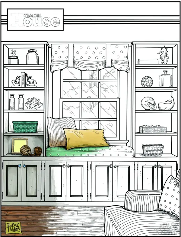 This Old House Coloring Contest. The grand-prize winner will receive a $500 cash prize and a $200 gift card from Sherwin-Williams. Three runners up will receive a $100 gift card each