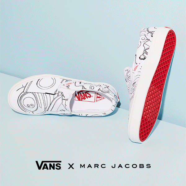Enter for a chance to win one of 10 limited-edition Vans x Marc Jacobs sneakers, featuring illustrations by artist Julie Verhoeven. Each pair includes fabric markers for personalization.