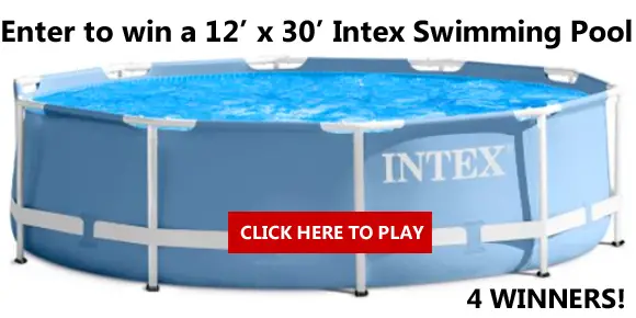 Shop Your Way is giving away a 12' x 30' Intex Swimming Pool to FOUR WINNERS! Click Here for your chance to win