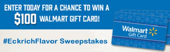 ENTER TO WIN the Eckrich Flavor Sweepstakes for your chance to win 1 of 45 $100 Walmart gift cards!
