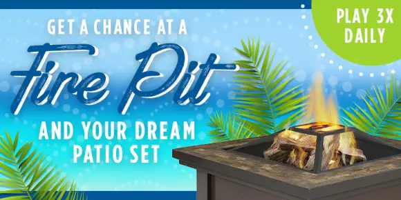 Shop Your Way Fancy Fire Pit Instant Win Game