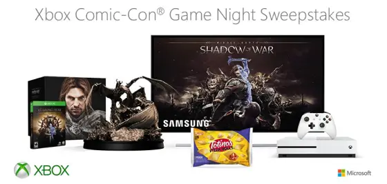 Xbox Comic-Con Game Night Sweepstakes #XboxSDCC