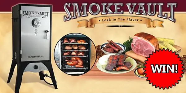 Enter for your chance to win an 18" Camp Chef Smoker Or winner can choose a $175 Amazon Gift Card instead of the Smoker. 
