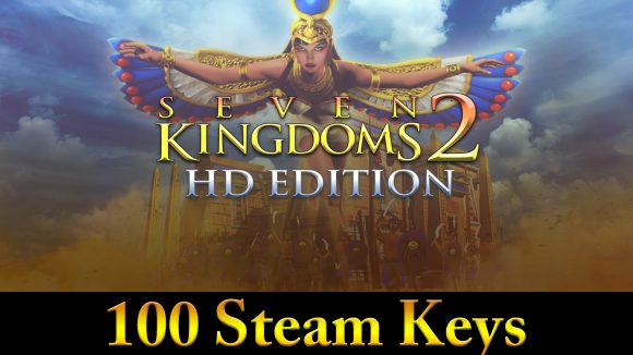 Enter for your chance to win one of the 100 Steam Keys for Seven Kingdoms 2 HD, supplied by the people at Enlight Software.