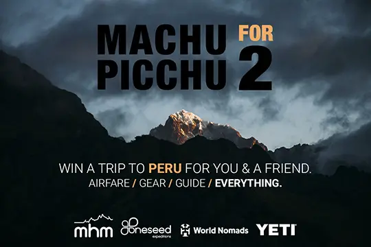 Win An All-Inclusive Trip to Machu Picchu