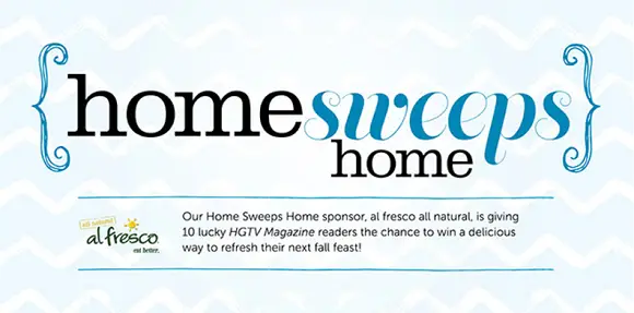 HGTV Magazine Home Sweeps Home August Sweepstakes