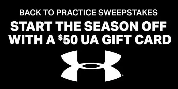 Don’t miss this opportunity to enter for your chance to win a $50 Under Armour Gift Card instantly. Will you be one of the daily winners? Only one way to find out - enter now!