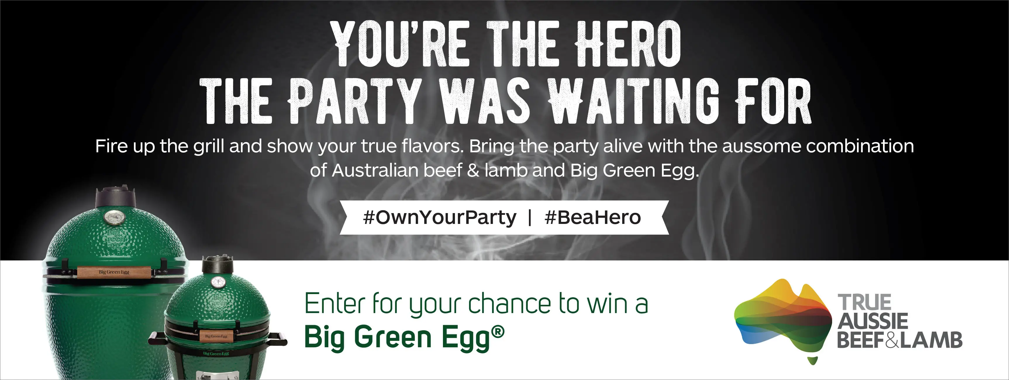 Here's your chance to win a Big Green Egg Grill and $500 in accessories