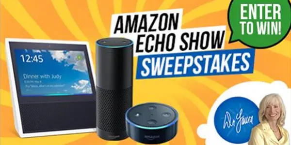 13 WINNERS! Win an Amazon Echo Show, Amazon Echo Dot, or Amazon Echo from Dr. Laura