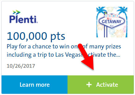 Plenti Game For A Getaway Instant Win Game