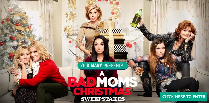 Enter for the chance to WIN a private screening of "A Bag Moms Christmas" from Old Navy. Christmas could come early for you and 100 of your BFFs