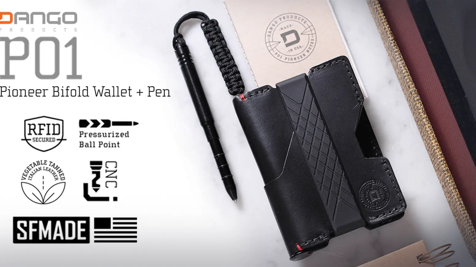 QUICK ENDING! The P01 Pioneer Bifold Wallet & Pen Giveaway