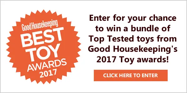 Enter for your chance to win a bundle of top-tested toys from Good Housekeeping's 2017 toy awards! 9 winners will win a bundle of toys worth $1,277. One grand prize winner will win a bundle of toys worth $1,407.
