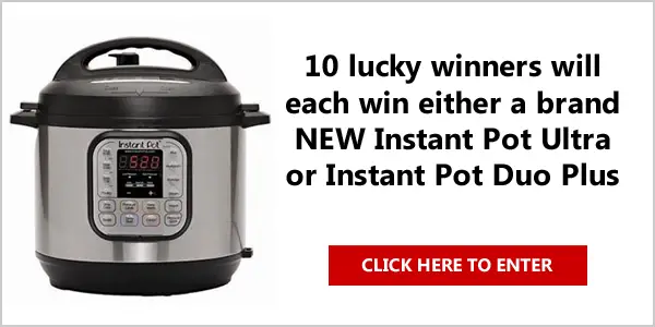 Ten lucky Food Network Magazine winners will each win either a brand new Instant Pot Ultra or Instant Pot Duo Plus, just in time for holiday cooking!