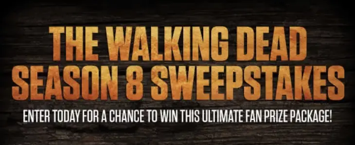 One lucky grand prize will win $1,000 in The Walking Dead merchandise