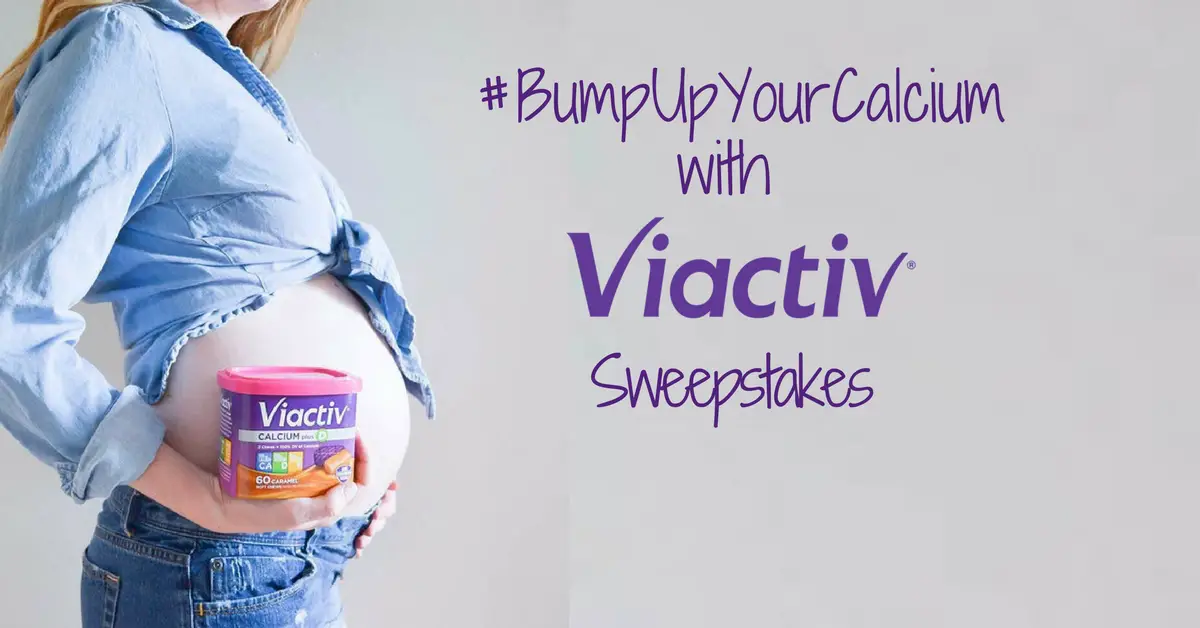 Weekly winners will receive a new mom prize pack valued at $300 including a $200 gift card to the Viactiv retailer of their choice, $100 Destination Maternity gift card, and canister of Viactiv Calcium Soft Chews in the flavor of their choice!