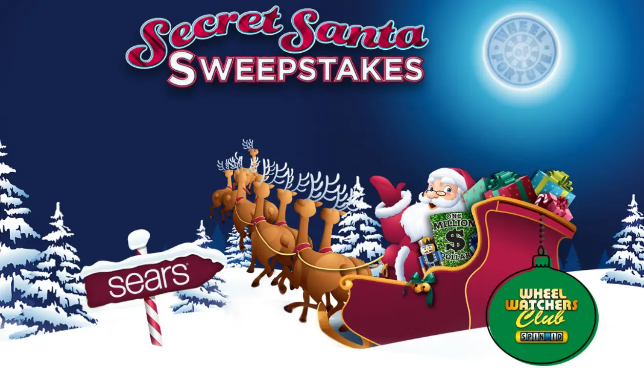 Wheel of Fortune Secret Santa Holiday Giveaway - Enter today!