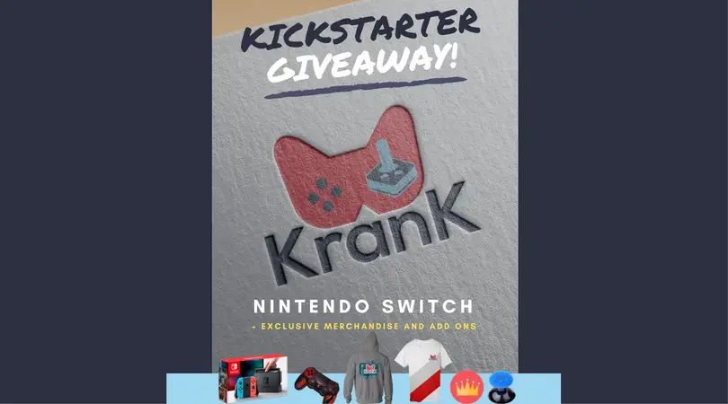 One lucky winner will win a Nintendo switch, Gaming gear and Add ons exclusively from KranK
