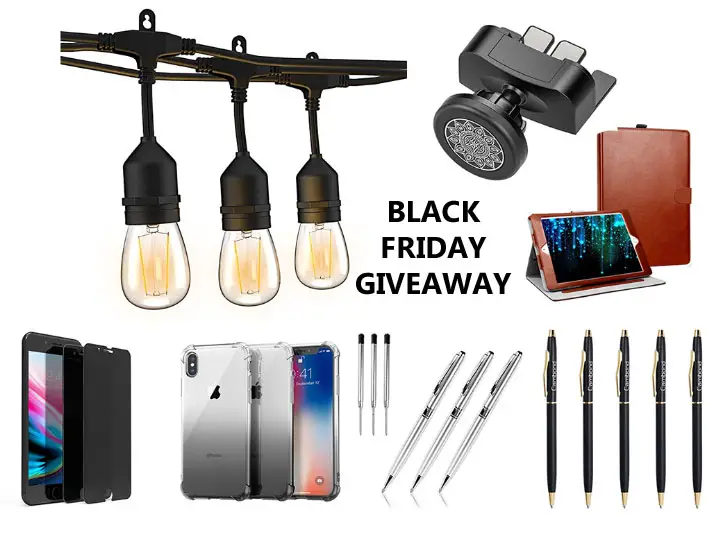 QUICK ENDING! Cambond Black Friday Giveaway (31 Winners) - Cambond is giving away $360 worth of Cambond products to celebrate Black Friday from November 20 to November 28