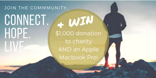 Enter to win an Apple MacBook Pro PLUS a $1,000 donation to a charity of your choice get early access to the new Ascent app for mental health and addiction recovery.