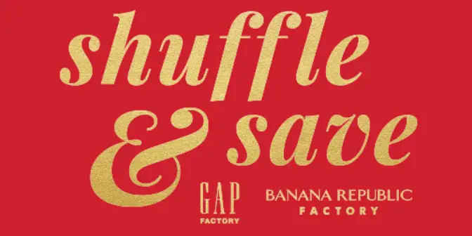Banana Republic Factory & Gap Factory Holiday Shuffle Instant Win Game