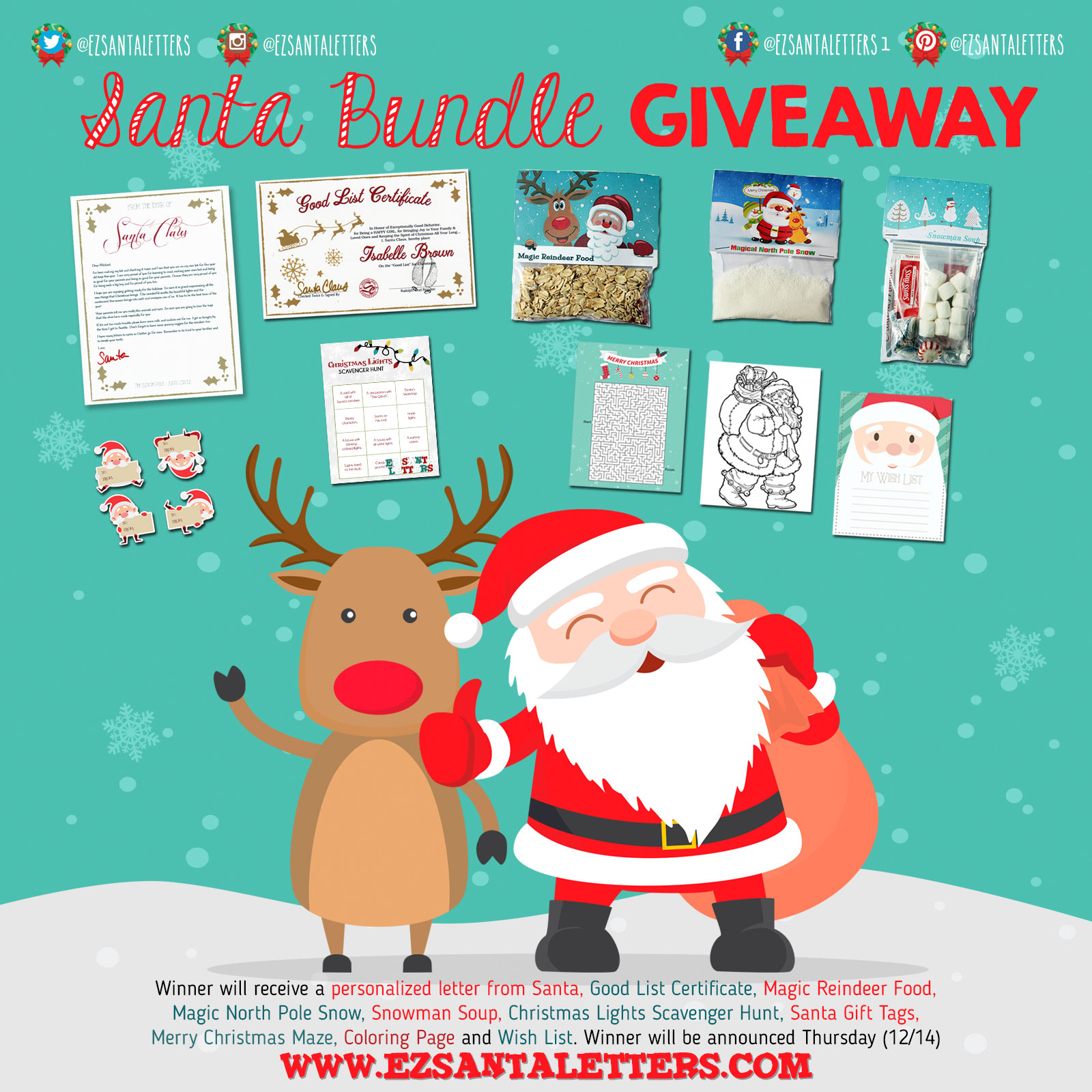 Free Santa Letters to kids