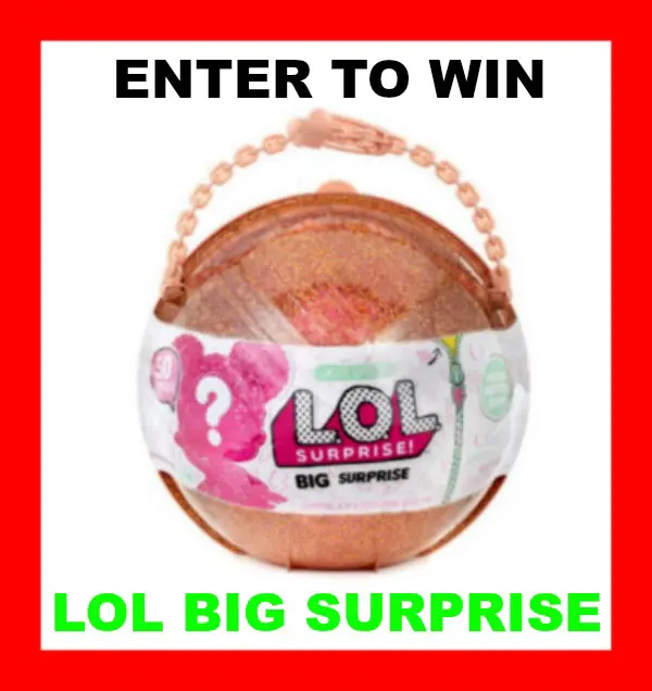 Enter for your chance to win the Sold Out Hot Toy of the Year - LOL Big Surprise! Valued between $69.99 and $169.99 This toy is sold out basically everywhere!