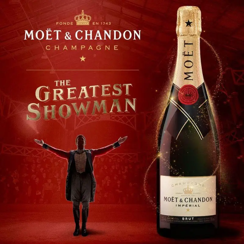 Enter below for your chance to win a free movie ticket to "The Greatest Showman" from Moët. There are 625 free movie tickets left to be won. Just visit the Moët website and log in with your Twitter account to tweet to win.