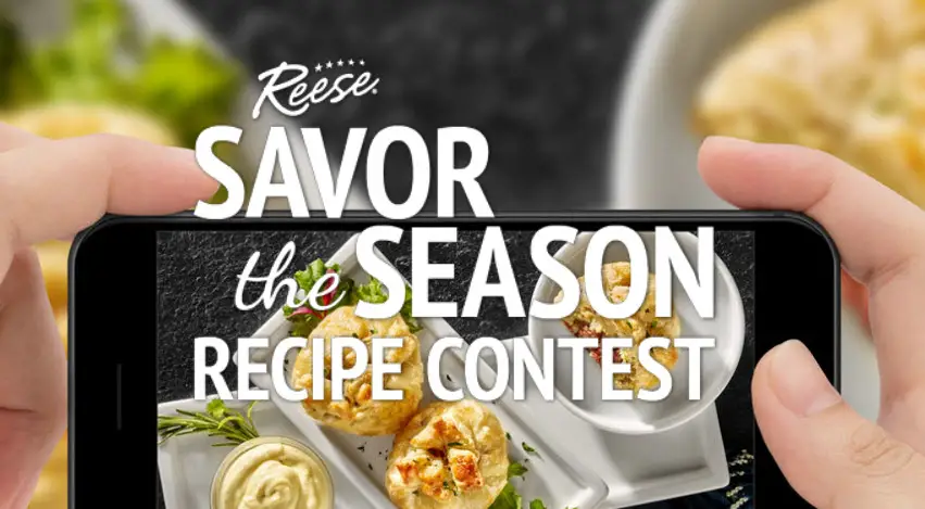 Cook your favorite dish, take a photo of it and then upload it for your chance to win cash and prizes in the Reese Savor the Season Sweepstakes