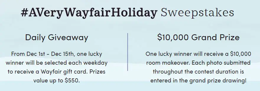 Win a $10,000 Room Makeover from Wayfair