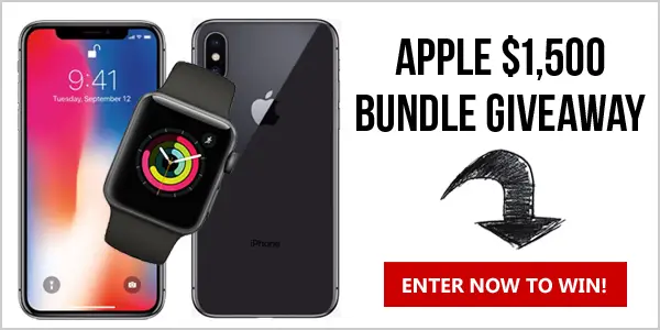 $1,500 iPhoneX + Apple Bundle Giveaway