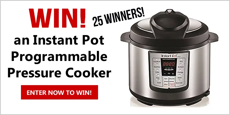 25 WINNERS! Pillsbury is giving away 25 of this year's hottest kitchen appliance - the Instant Pot!