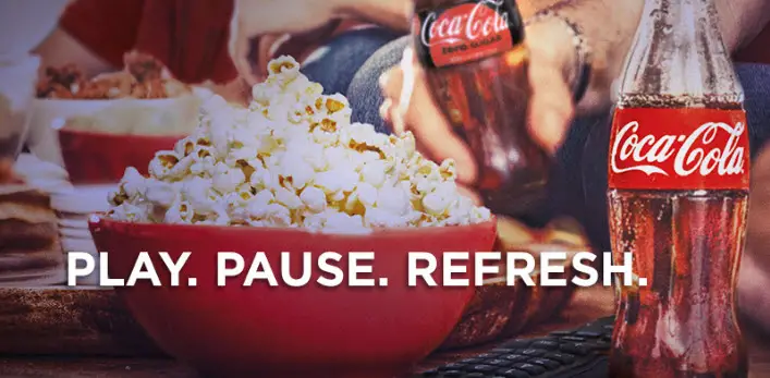 Share how you #PlayPauseRefresh for a chance to win 1 of 150 TV/movie streaming gift card. Refresh your night with your favorite snack recipe and an ice-cold Coca-Cola and then share a pic with #PlayPauseRefresh and #Sweepstakes for your chance to win